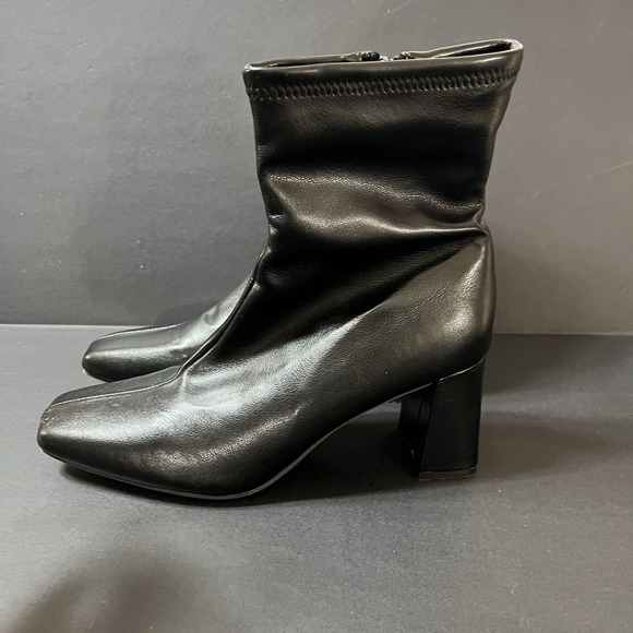 Forever Amelia Shoes - Forever Women's Ankle Go Go Boots Black Size 8.5 Boho Grunge Biker